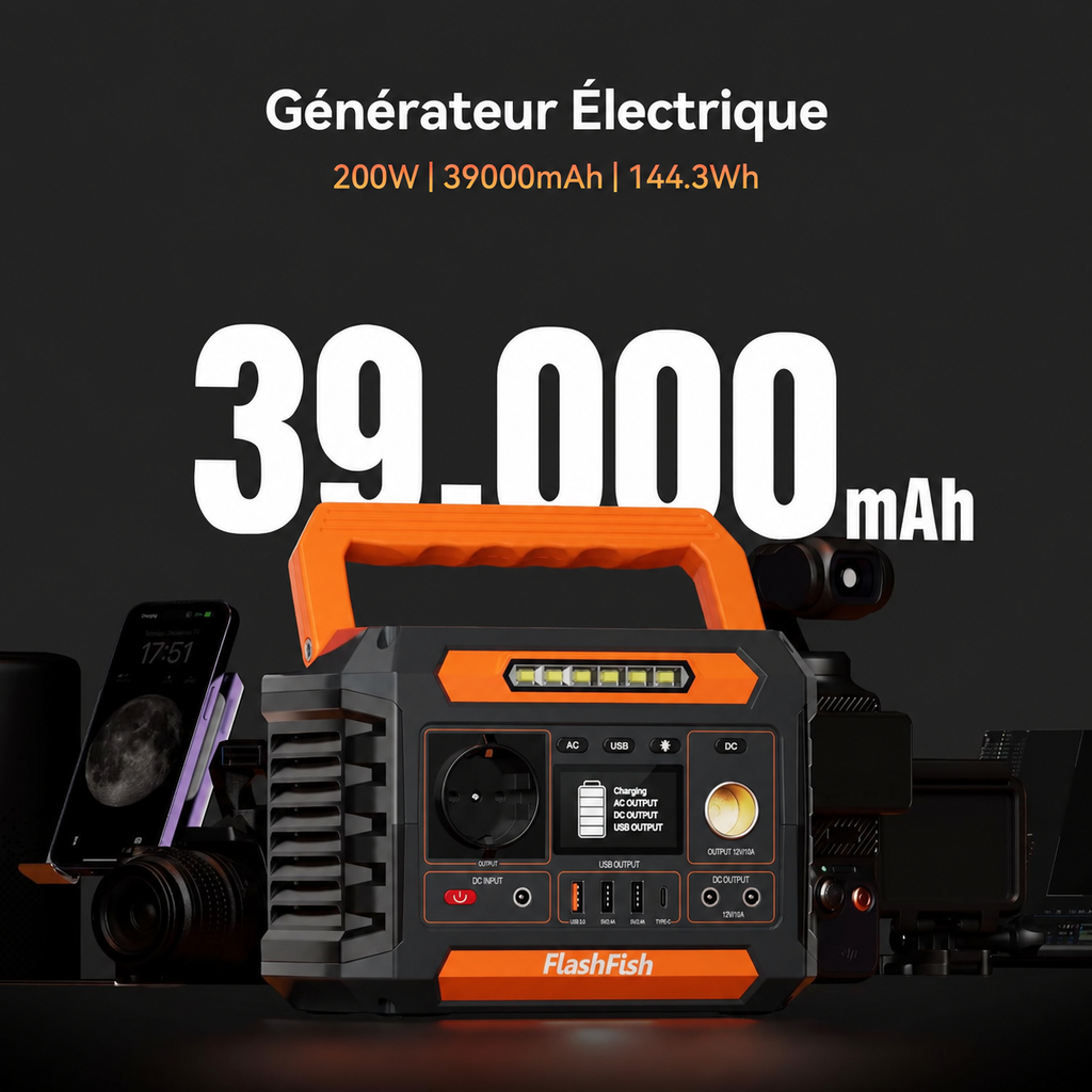 Voltaris Core 200 Lite – 200W / 144Wh