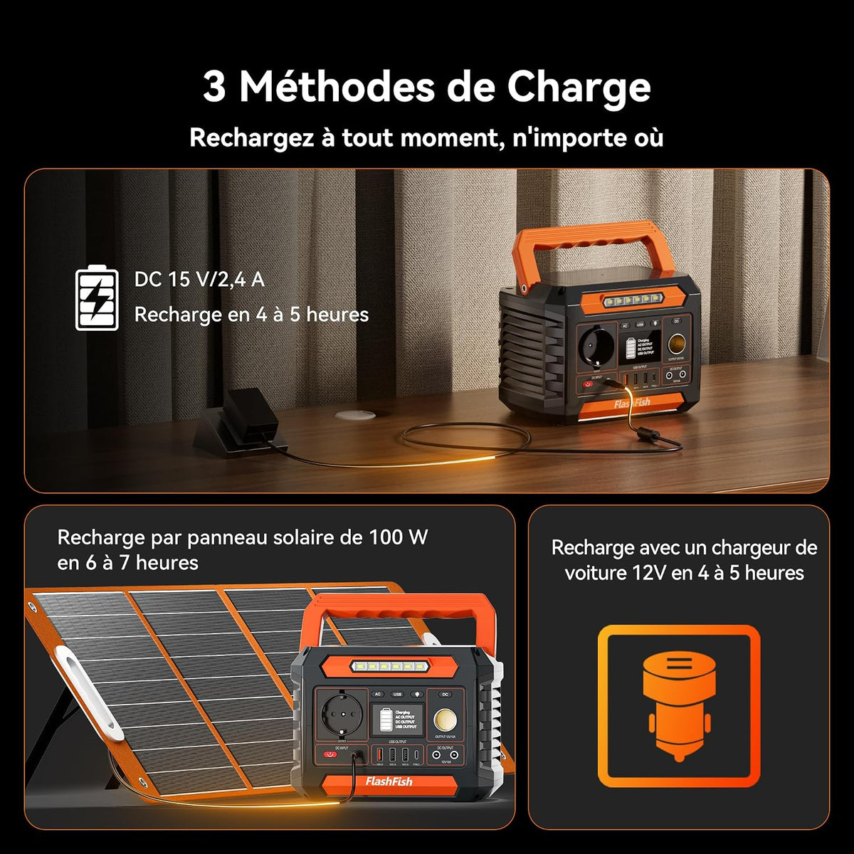 Rechargez-la où que vous soyez.